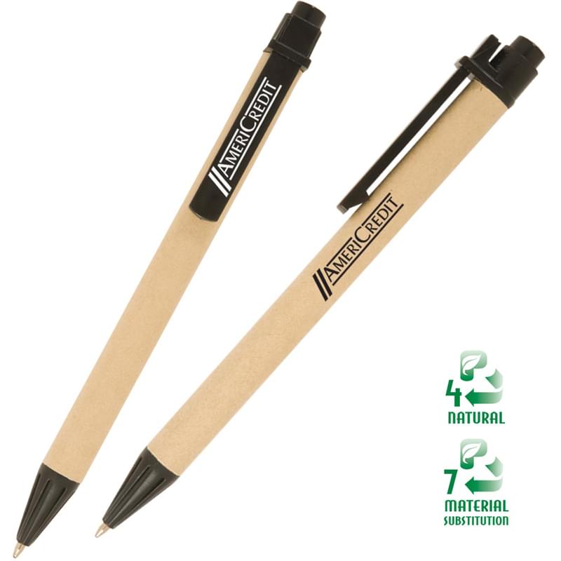 Eco-Green Paper Barrel Pen