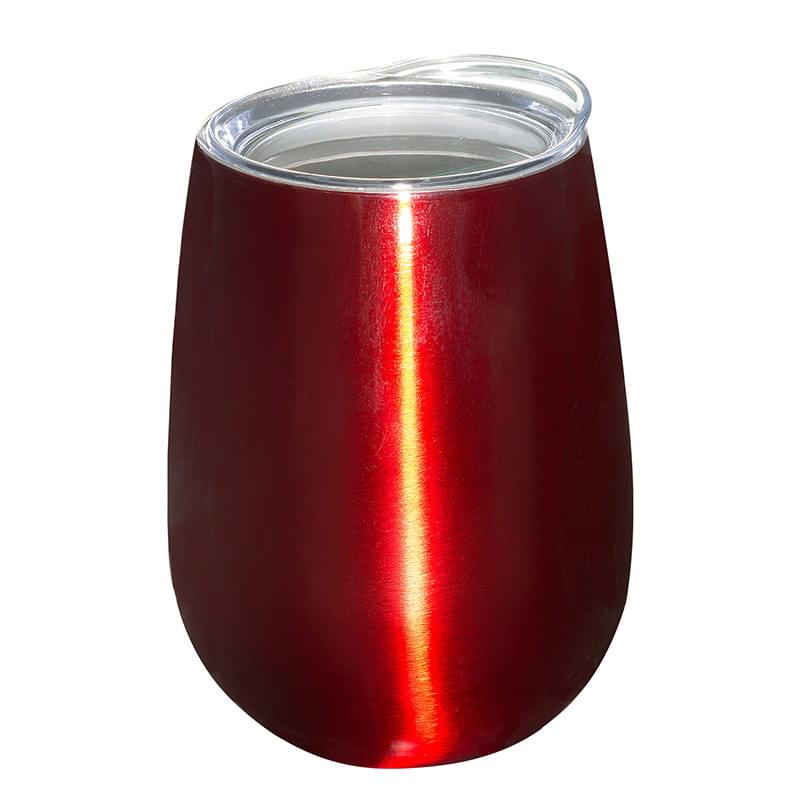 10 oz. Stemless Vacuum Wine Tumbler with Lid