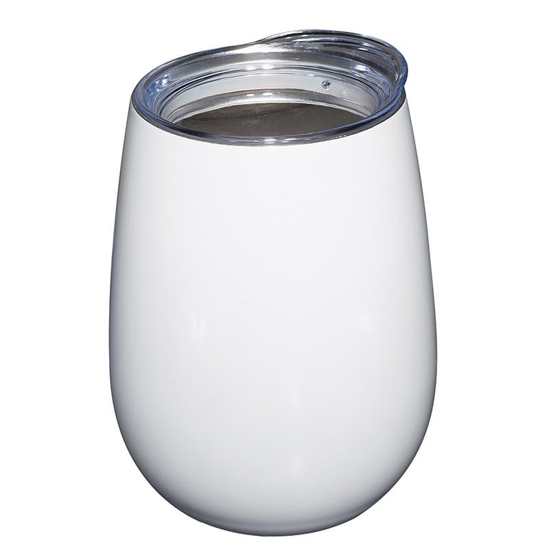 10 oz. Stemless Vacuum Wine Tumbler with Lid