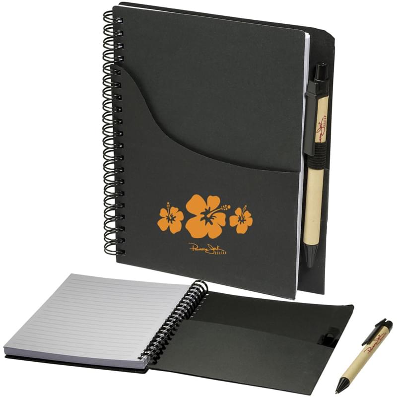 Eco Handy Jotter with Pocket/Pen Combo