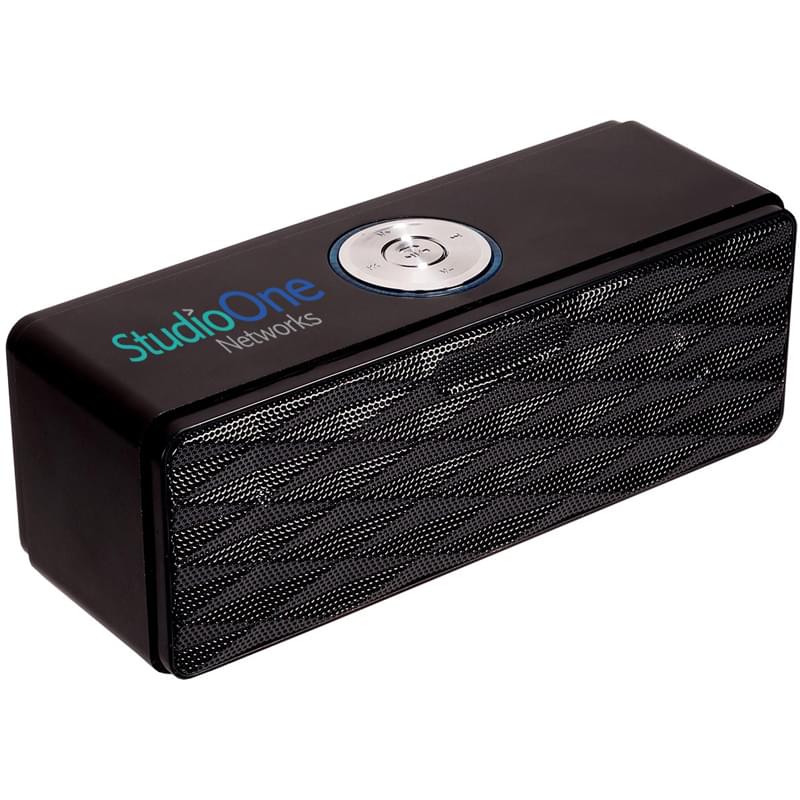 Wireless Mini-Boom Speaker & FM Radio