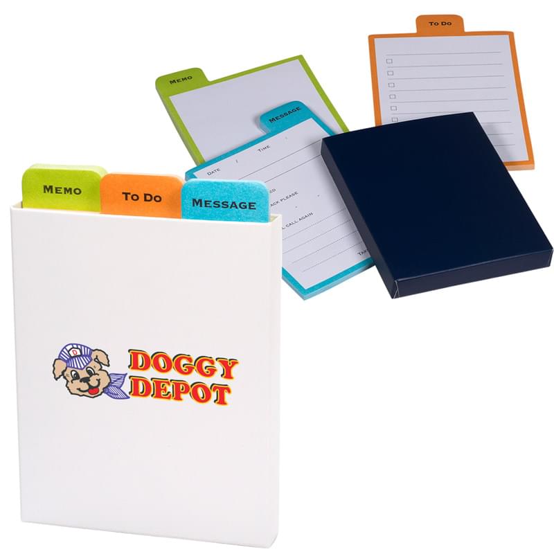 Three Message Sticky Pad Set