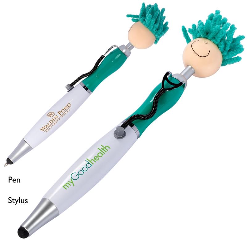 MopToppers&reg; Screen Cleaner with Stethoscope Stylus Pen