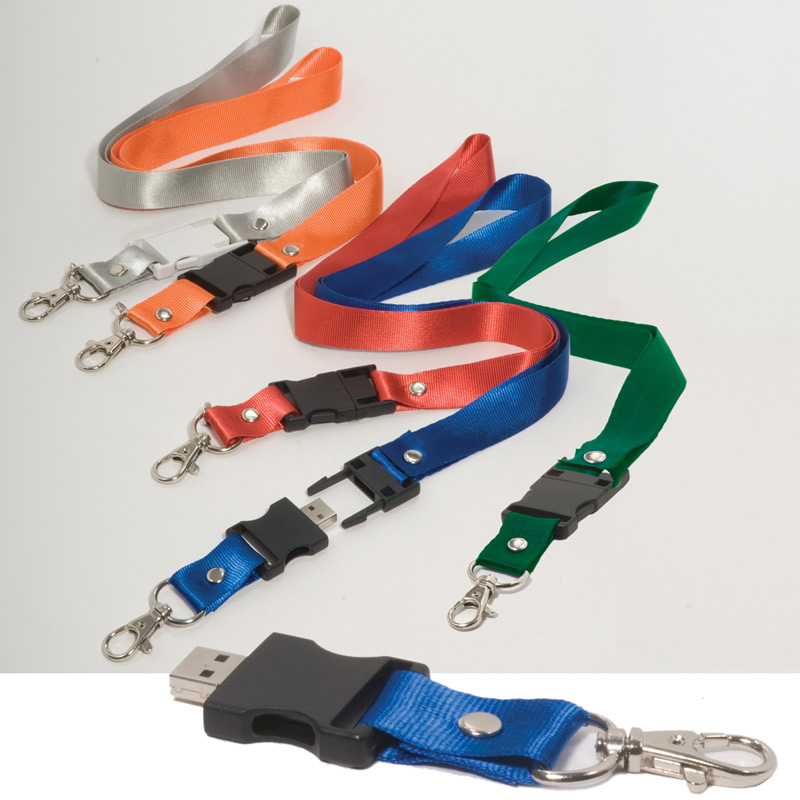 Lanyard USB Memory Drive 2.0 - 2GB