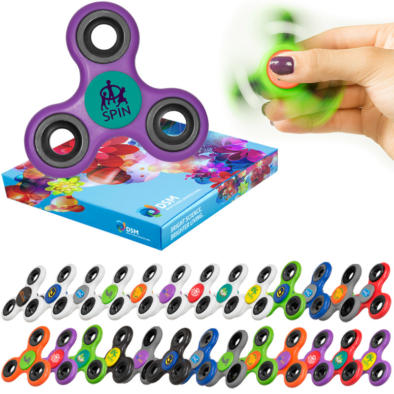 PromoSpinner&trade; Turbo-Boost with Multi-color w/Custom Box