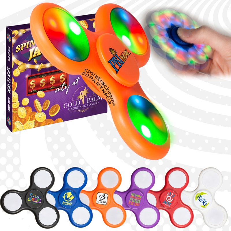 PromoSpinner&trade; - Light Up with Custom Box