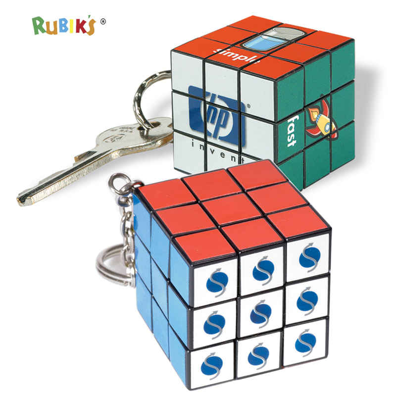Custom Micro Rubik's Cube Key Ring