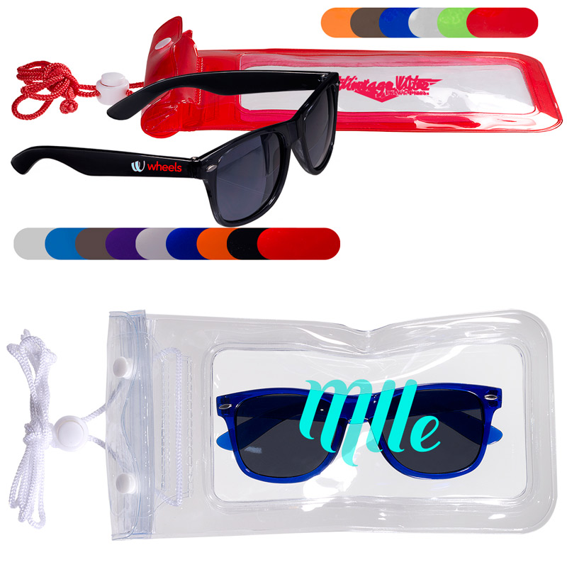 Fashion Sunglasses & Waterproof Bag