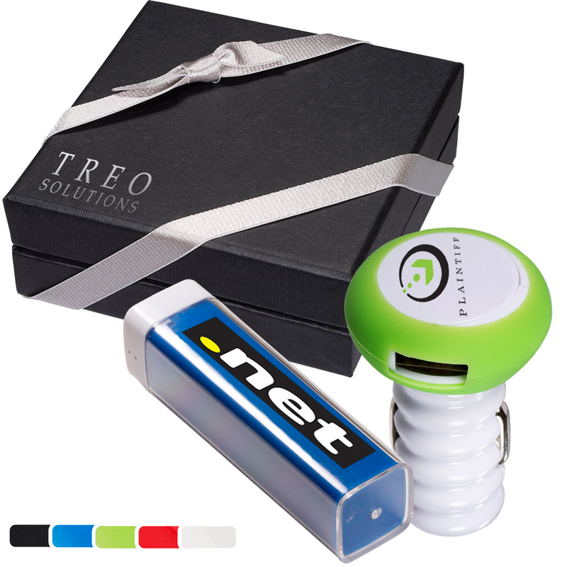 Econo Emergency Battery & Lil' Sparky USB Car Charger Set