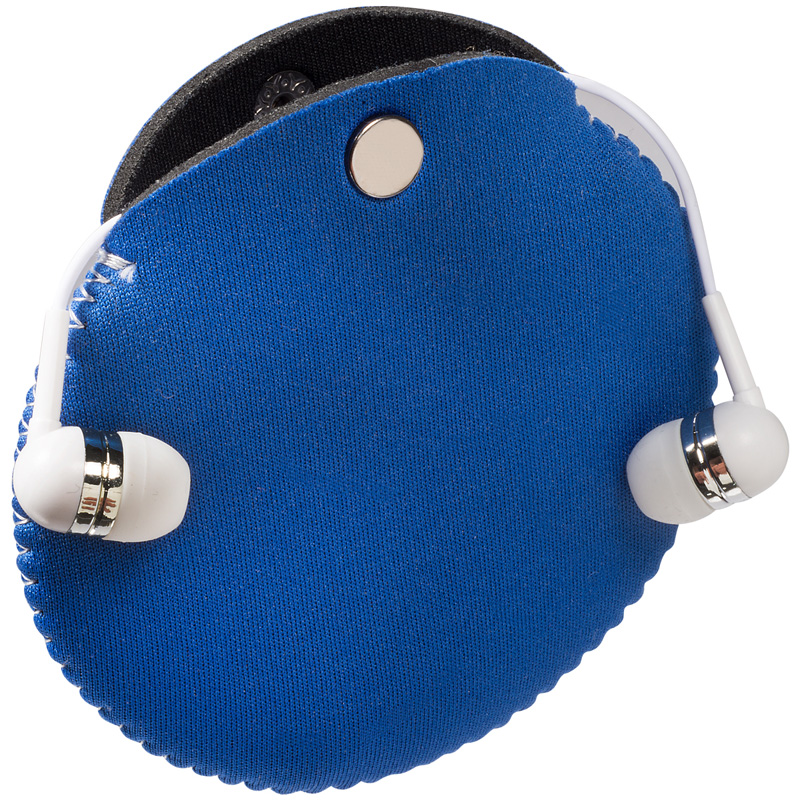 Neoprene Earbuds Pouch Combo with Earbuds