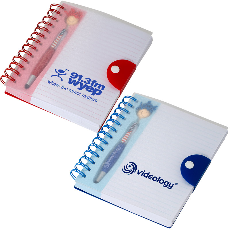 Patriotic MopTopper&trade; Pen &  Notebook Set