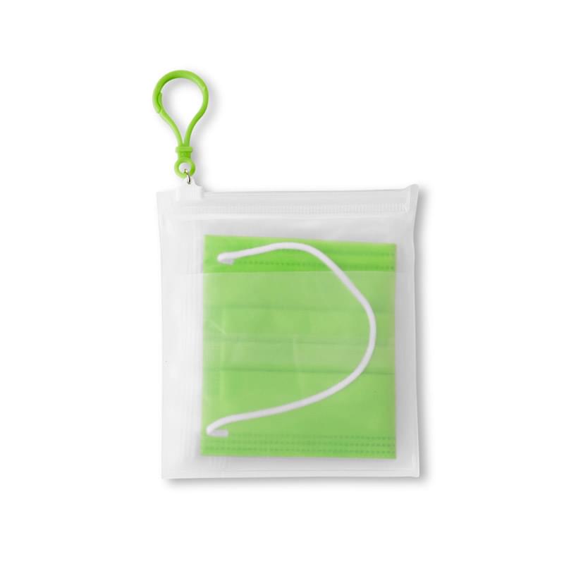 Single 3-Ply Mask Pack in PEVA Zip Bag 2
