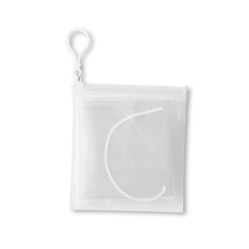 Single 3-Ply Mask Pack in PEVA Zip Bag 5