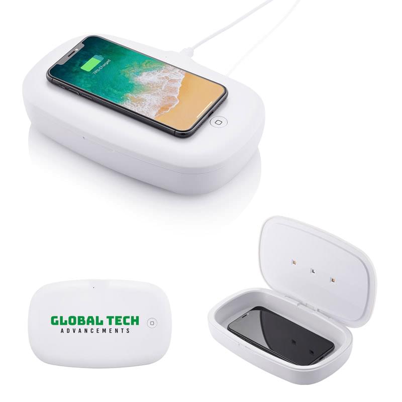 UV PHONE SANITIZER WITH WIRELESS CHARGER