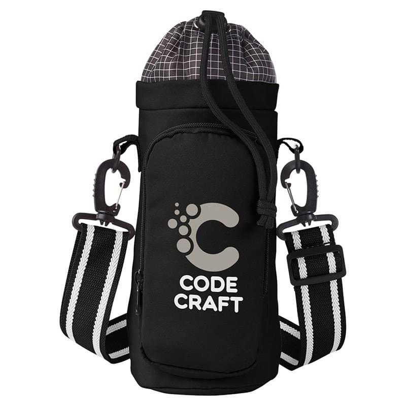 Prime Line Academy Eco Friendly Water Bottle Bag With Storage Pocket