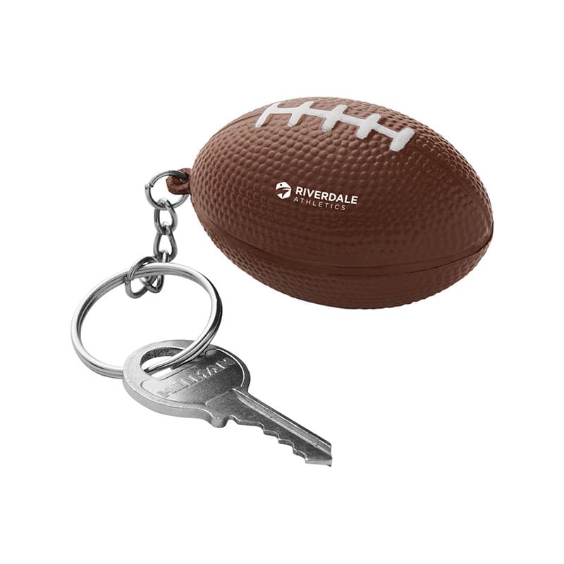 Football Stress Ball Keychain