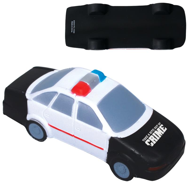 Prime Line Police Car Shape Stress Ball