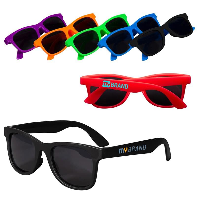 Prime Line Youth Single-Tone Matte Sunglasses