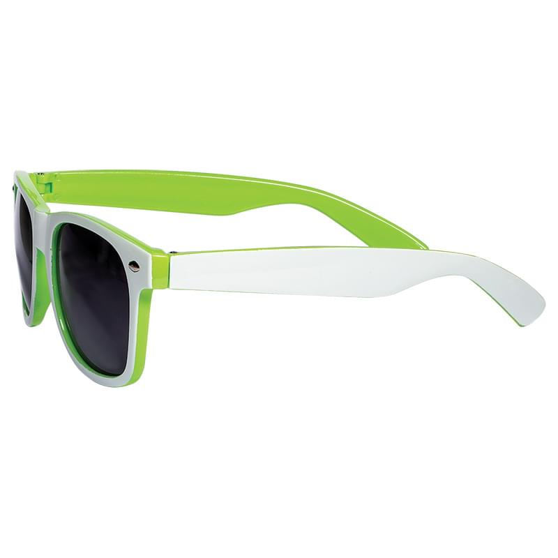 Two-Tone Glossy Sunglasses 9