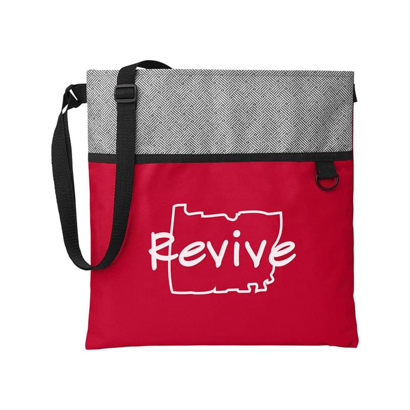 Prime Line Patchwork Eco Friendly Crossbody Tote Bag