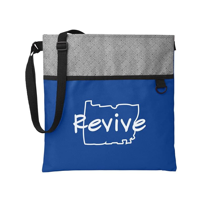 Prime Line Patchwork Eco Friendly Crossbody Tote Bag