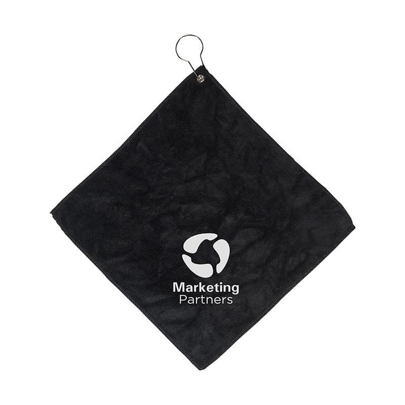 Prime Line Microfiber Golf Towel With Grommet And Hook