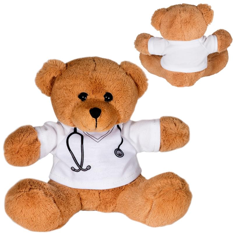 7" Doctor or Nurse Plush Bear