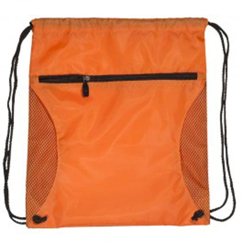 Mesh Accent Drawstring Backpack 7