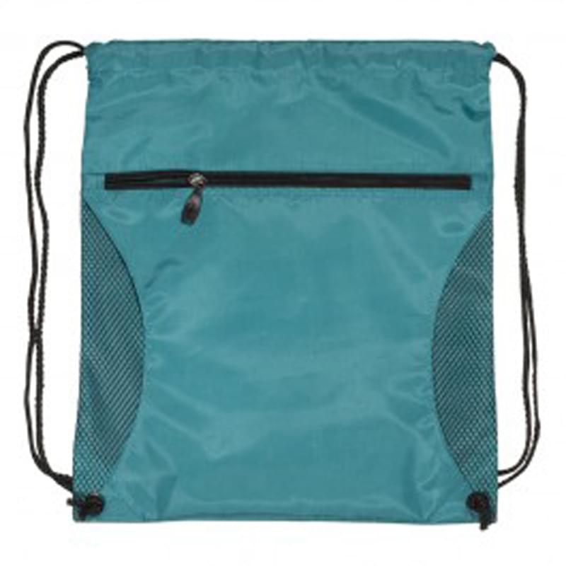 Mesh Accent Drawstring Backpack 2