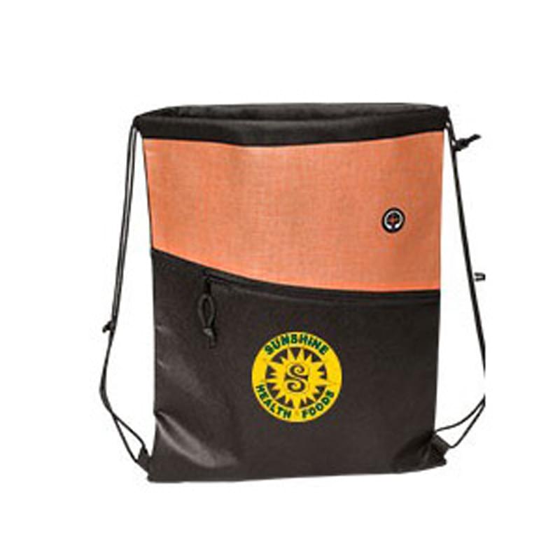 Tonal/Heathered Drawstring Backpack