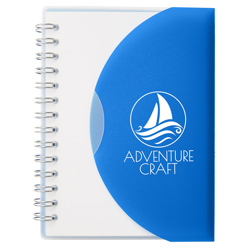 Prime Line Curve Medium Spiral Notebook 4.25" X 5.25"