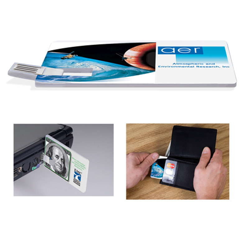 Custom Credit Card Drive USB 1GB