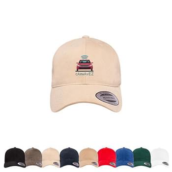 Yupoong&reg; Adult Brushed Cotton Twill Mid-Profile Cap