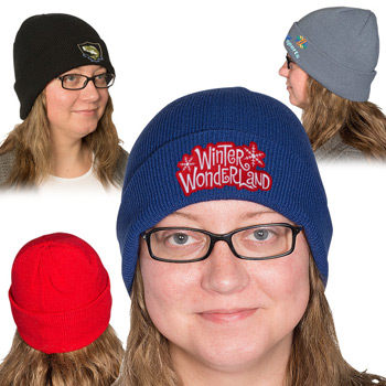Knit Beanie with Cuff 