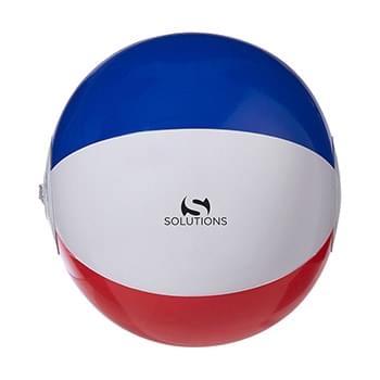 Prime Line 10" Patriotic Red, White And Blue Beach Ball