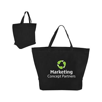 Prime Line Two-Tone Heat Sealed Non-Woven Tote Bag