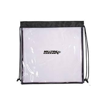 Prime Line All Access Clear Stadium Drawstring Bag