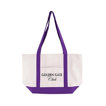 Prime Line Cotton Canvas Boat Tote Bag