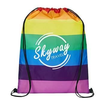 Prime Line Rainbow Pride Drawstring Bag