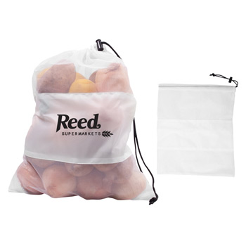 Mesh Vegetable Drawcord Bag
