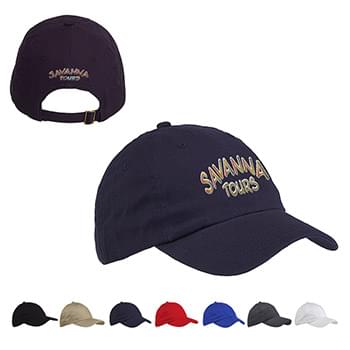 Big Accessories 6-Panel Brushed Twill Unstructured Cap