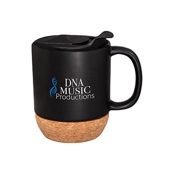 Prime Line 14 oz. Ceramic Mug With Cork Base