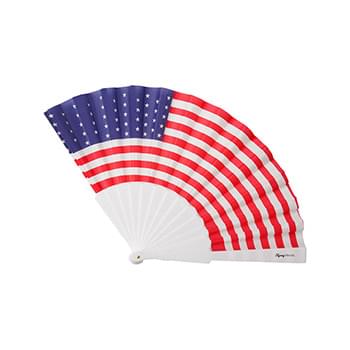 Prime Line USA Patriotic Folding Handheld Fan