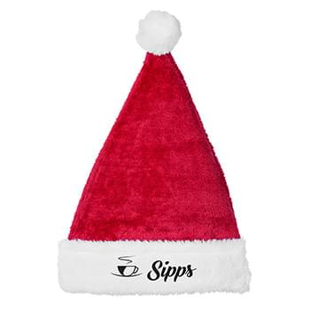 Prime Line Holiday Christmas Plush Santa Hat