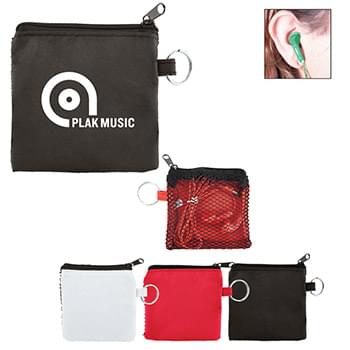 Earbuds in Zip Pouch