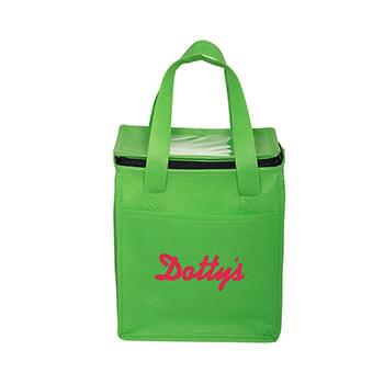 Prime Line Non-Woven Cubic Lunch Cooler Bag With ID Slot