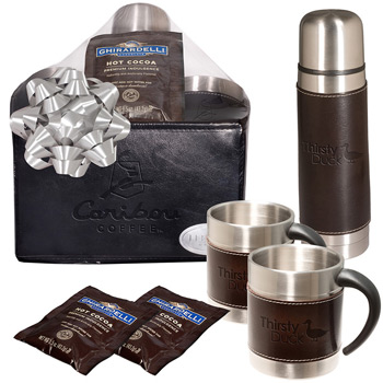 Empire Thermal Bottle & Cups Ghirardelli&reg; Cocoa Set