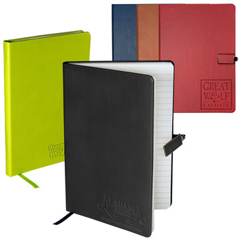 Tuscany&trade; Journal with Magnetic Badge Closure
