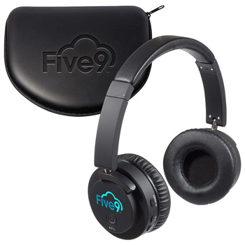 Wireless Noise Cancelling Headphones with Inline Microphone