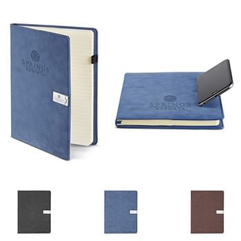 Leeman Nuba Cover With Phone Stand Refillable Journal 6.3" X 8.39"